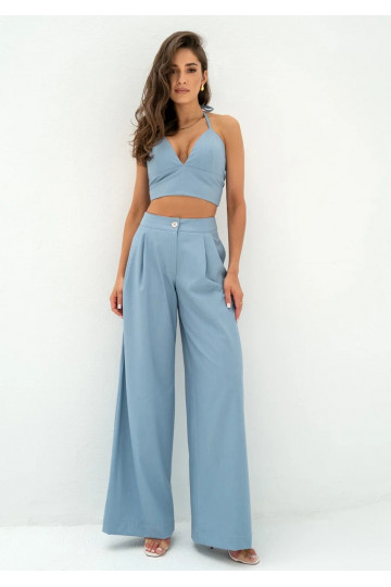 Tammy - light denim blouse 2