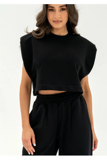 Sumi - black blouse with...