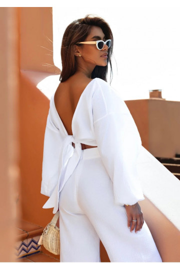 Alines - white muslin blouse