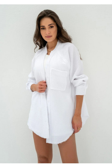 Kenza - white wide muslin... 2
