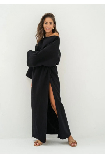 Terea - long black muslin... 2