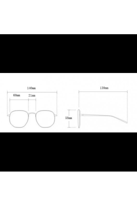 Elegant sunglasses with crystals GRADIENT GRAY