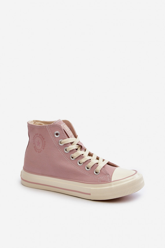 Women's High-Top Sneakers Big Star NN274277 Pink