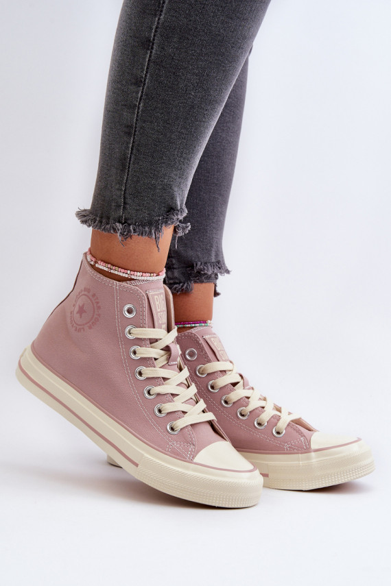 Women's High-Top Sneakers Big Star NN274277 Pink