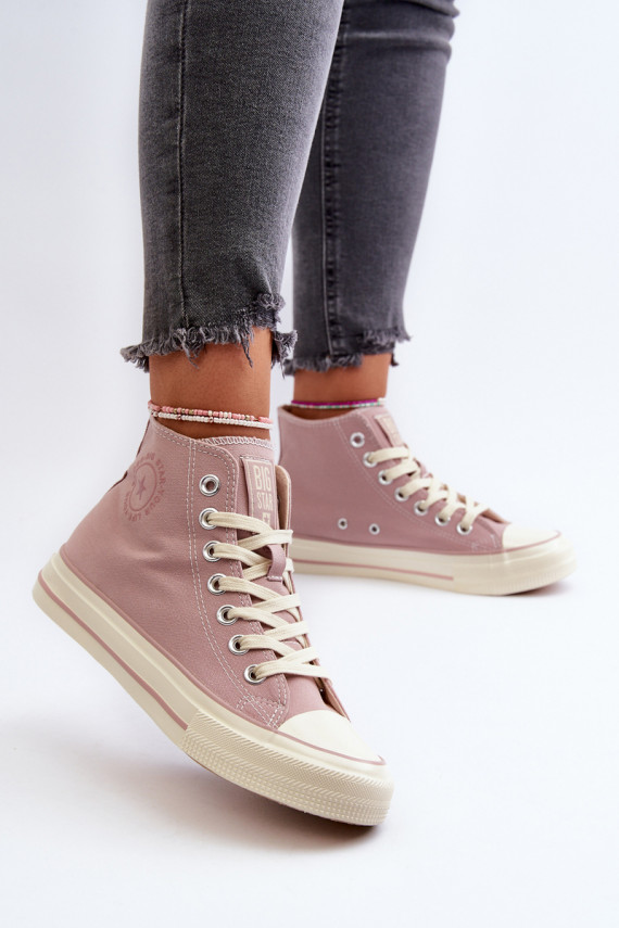 Women's High-Top Sneakers Big Star NN274277 Pink