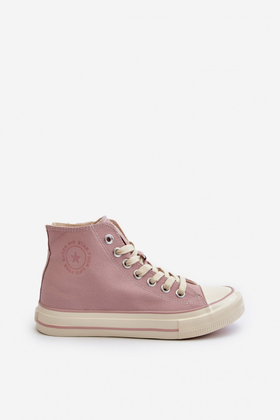 Women's High-Top Sneakers Big Star NN274277 Pink