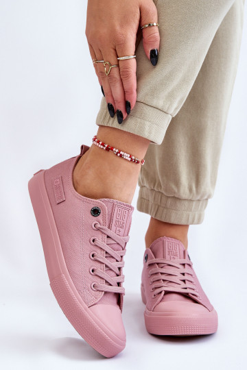Women's Classic Low Sneakers Big Star Pink