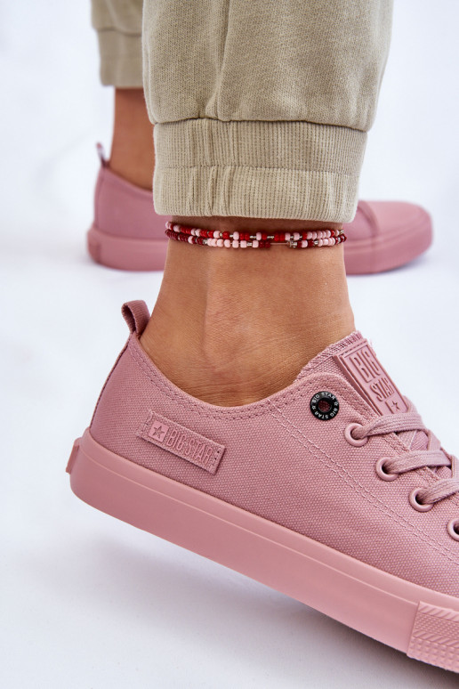 Women's Classic Low Sneakers Big Star LL274027 Pink Women's Classic Low Sneakers Big Star LL274027 Pink