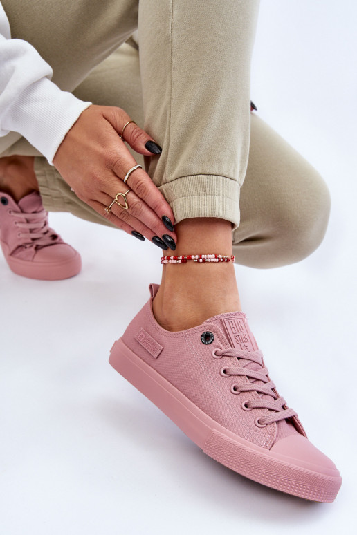Women's Classic Low Sneakers Big Star Pink
