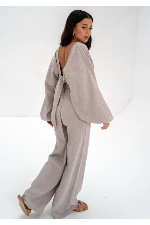 Alines - Taupe muslin top