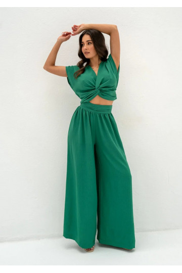 Musso - Green loose trousers