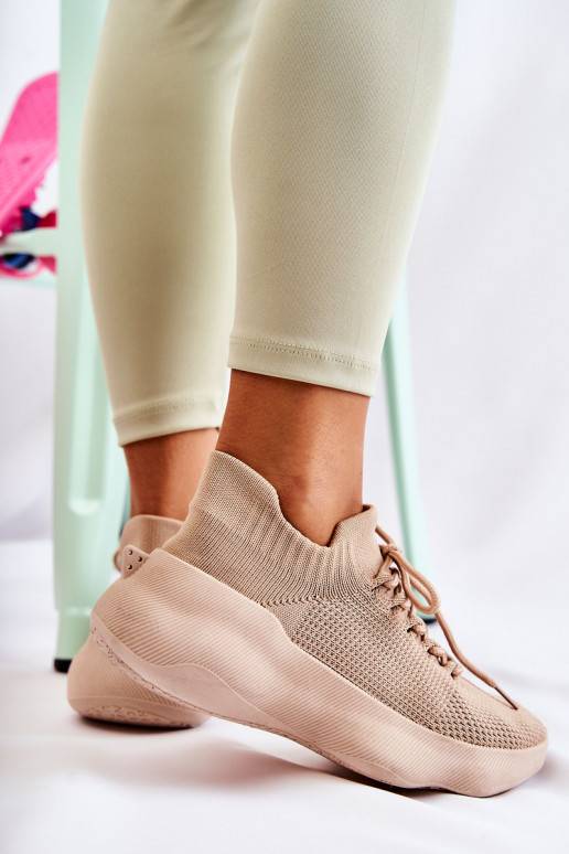 Slip-On Women's Sport Shoes Beige Dalmiro 