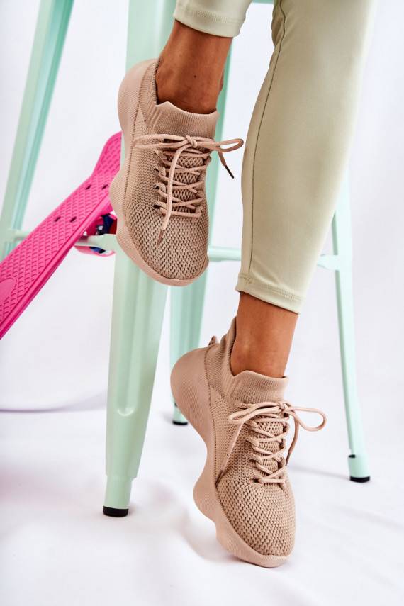 Slip-On Women's Sport Shoes Beige Dalmiro 