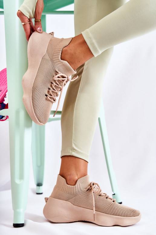 Slip-On Women's Sport Shoes Beige Dalmiro 