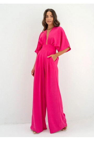 Vamos - Fuchsia pink jumpsuit