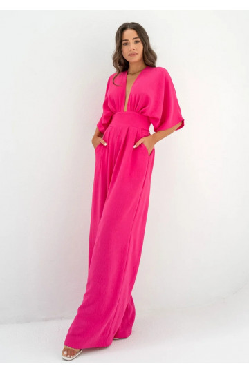 Vamos - Fuchsia pink jumpsuit 2