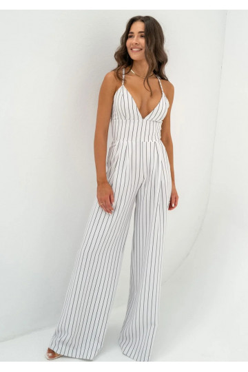 Moss - White striped cotton... 2