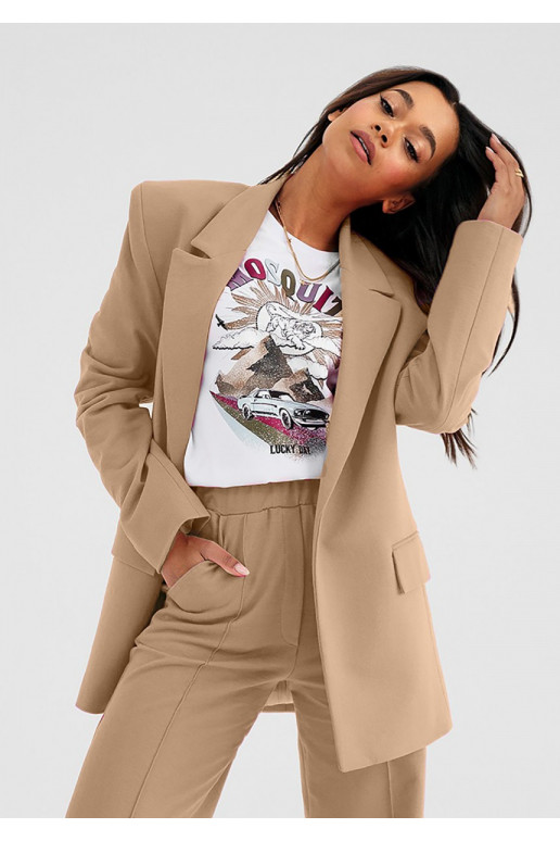 Zura - Beige oversize blazer