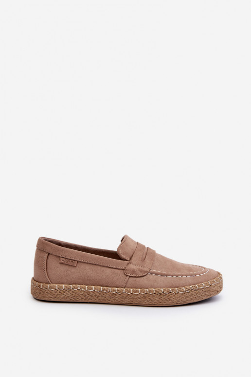 Eco Suede Espadrilles Men's Big Star Beige