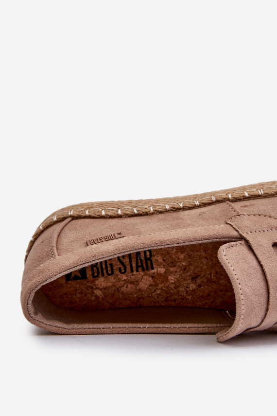 Eco Suede Espadrilles Men's Big Star Beige