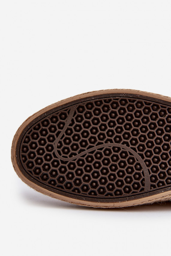 Eco Suede Espadrilles Men's Big Star Beige