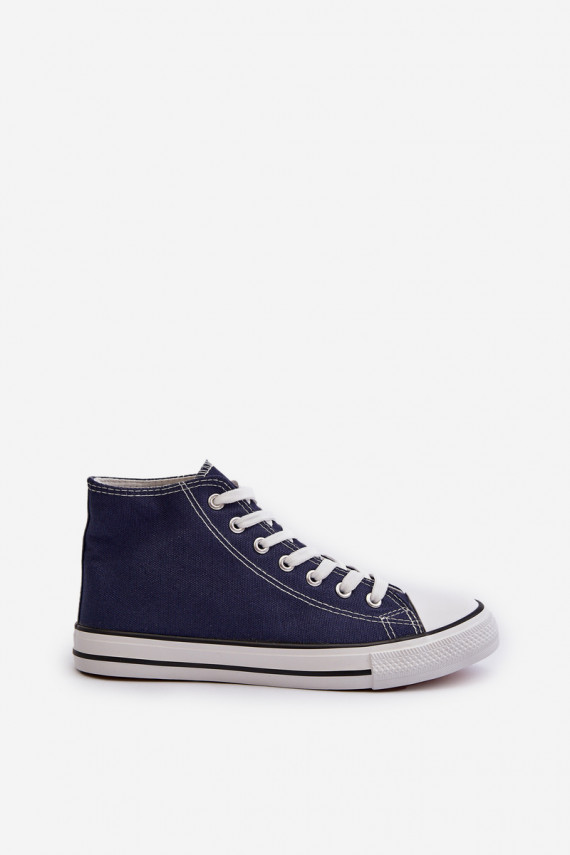Navy Blue Women's Sneakers Socerio