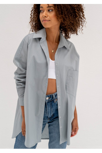 Viral - Minty blue oversize shirt 2