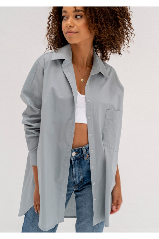 Viral - Minty blue oversize shirt Viral - Minty blue oversize shirt
