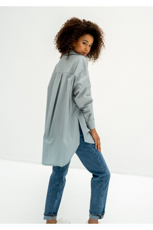 Viral - Minty blue oversize shirt Viral - Minty blue oversize shirt