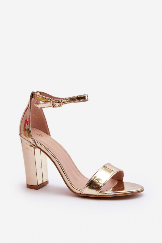 Golden Platform Sandals Thakko