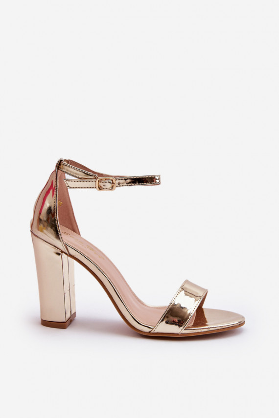 Golden Platform Sandals Thakko