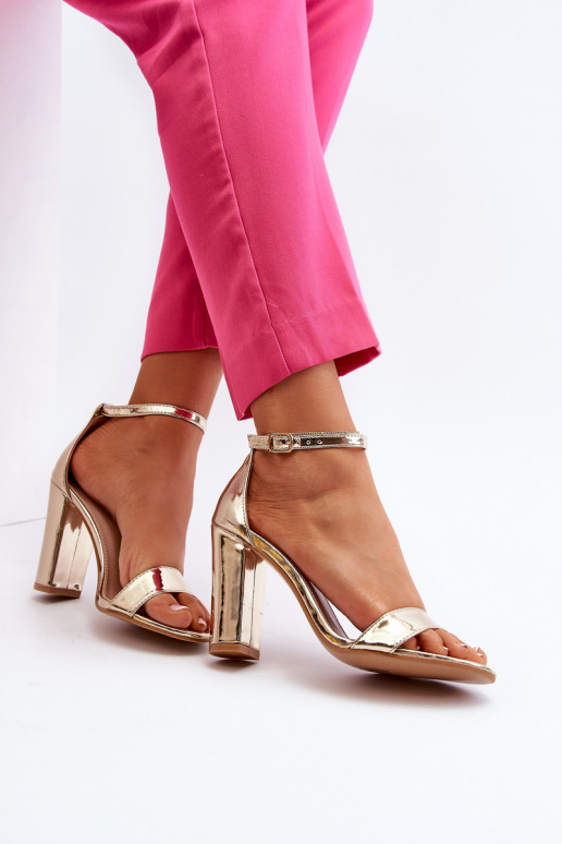 Golden Platform Sandals Thakko Golden Platform Sandals Thakko