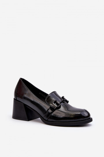 Black Patent High Heel Shoes Nireva 2