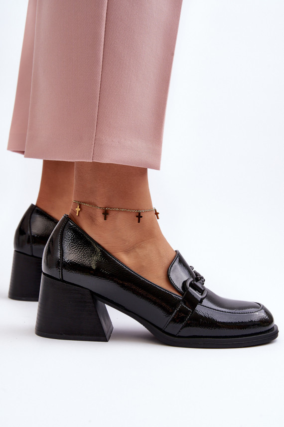 Black Patent High Heel Shoes Nireva