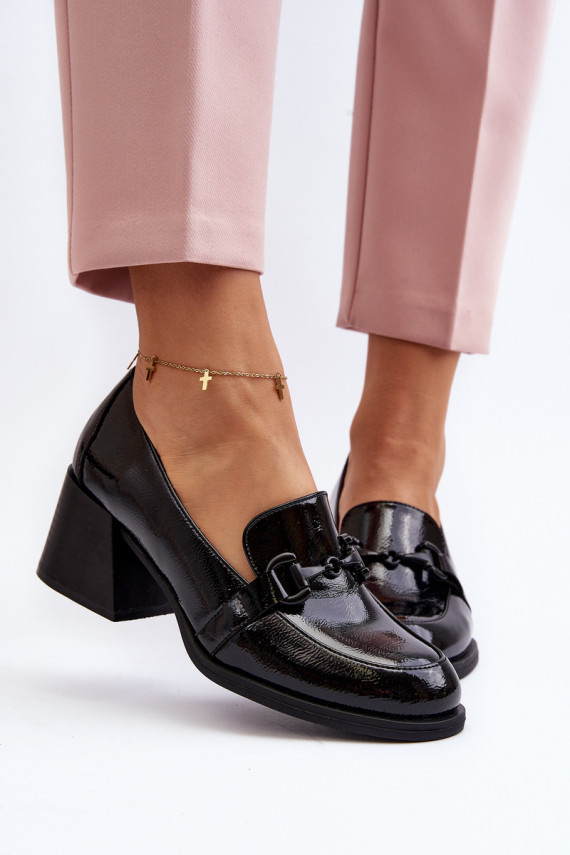 Black Patent High Heel Shoes Nireva