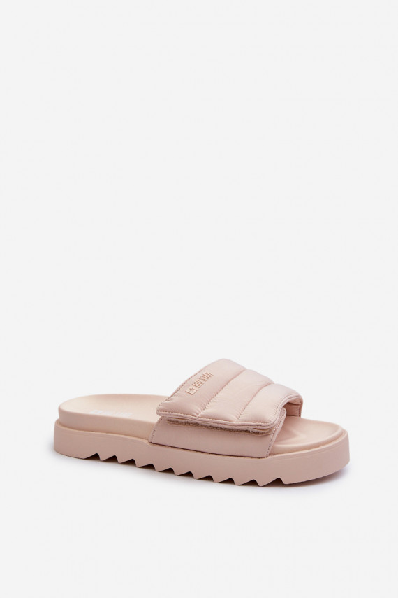 Women's Platform Flip Flops Big Star Beige