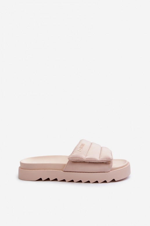 Women's Platform Flip Flops Big Star Beige