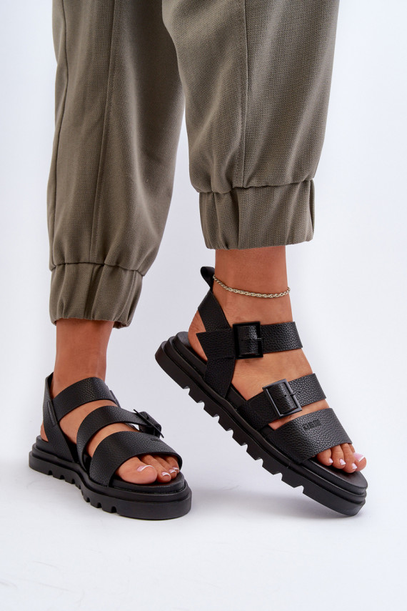 Women's Eco Leather Sandals Big Star Black