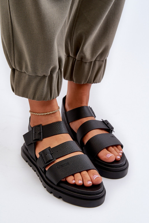 Women's Eco Leather Sandals Big Star Black