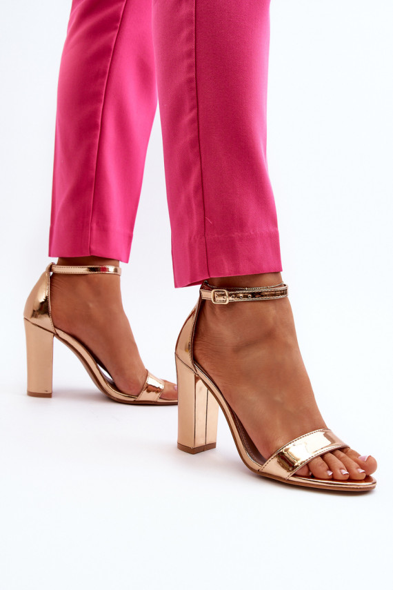Heel Sandals gold Georgina