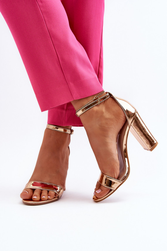 Heel Sandals gold Georgina