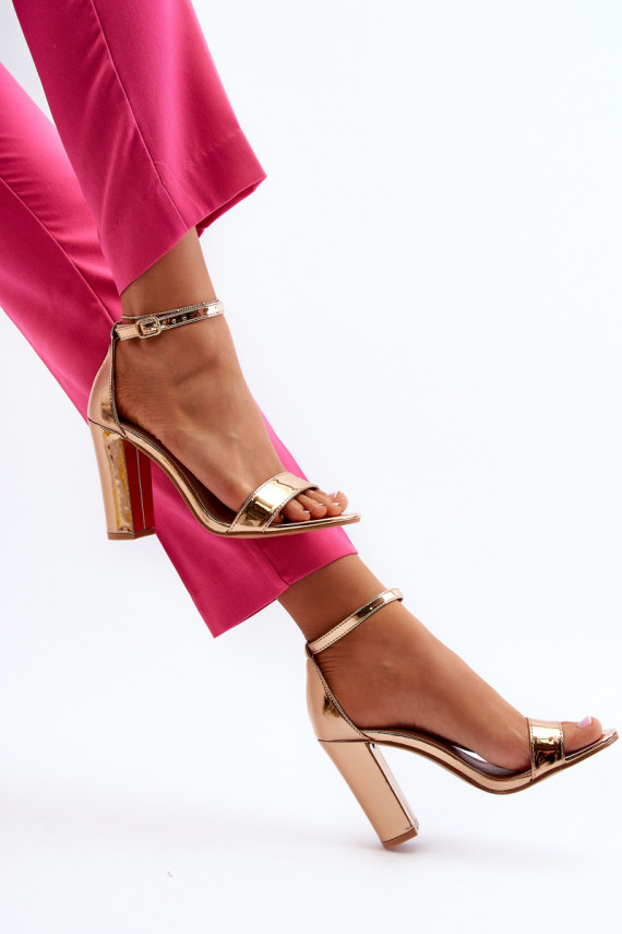 Heel Sandals gold Georgina