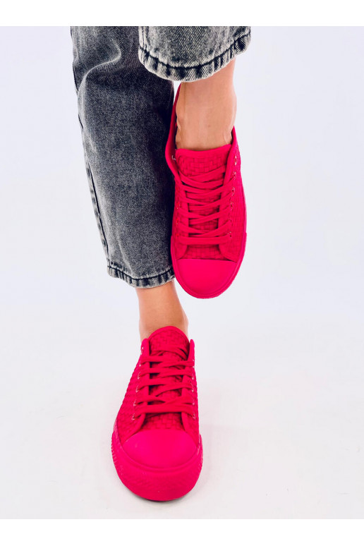 casual shoes single color SEARS RED