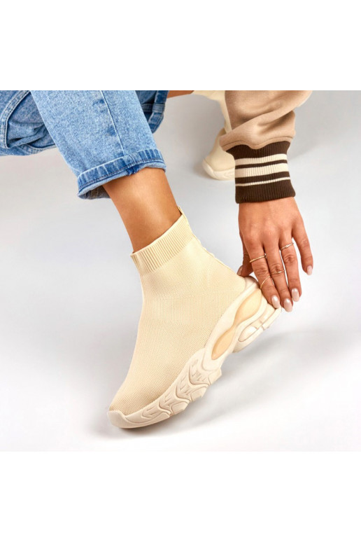 Women's beige shoes