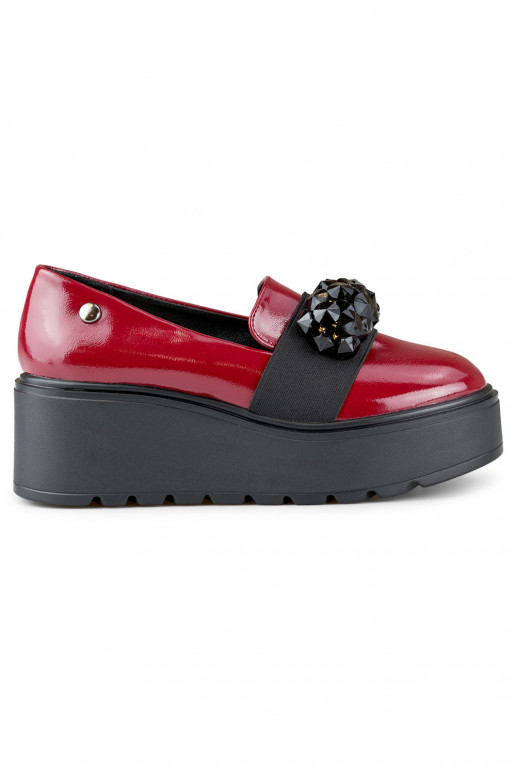 Patent red women's platform shoes Patent red women's platform shoes