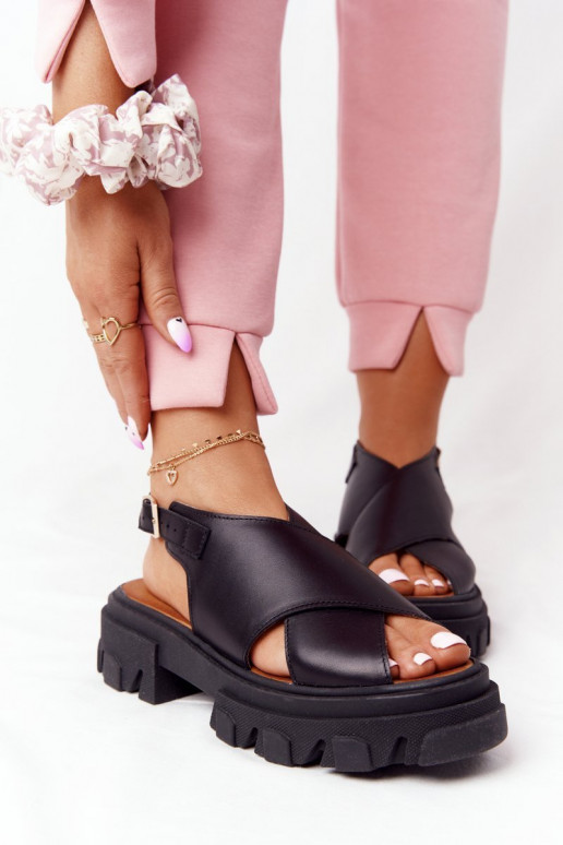 Women's Platform Sandals Black