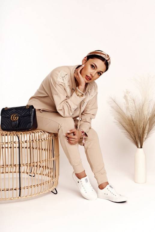 Women's Leather Sneakers Big Star White V274869 Women's Leather Sneakers Big Star White V274869