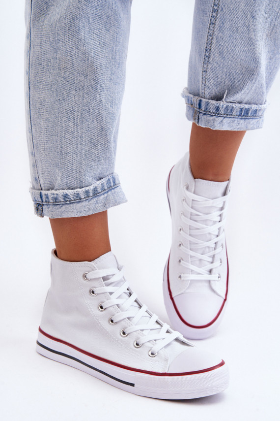 Women's Classic High Top Sneakers White Remos