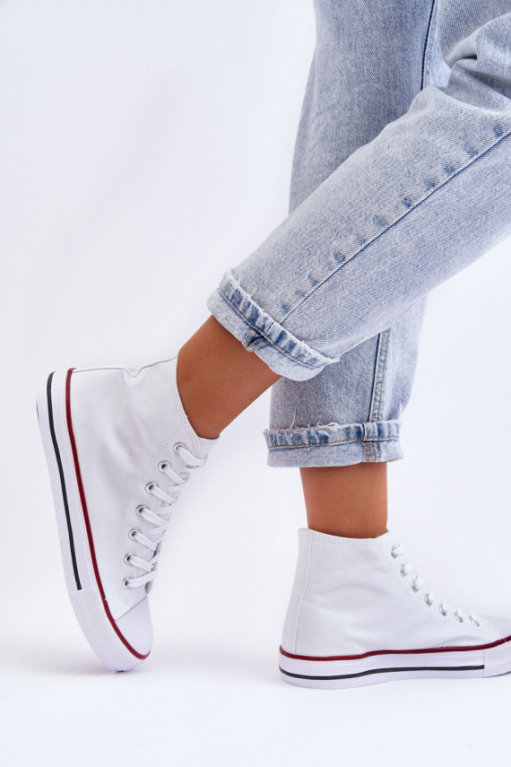 Women's Classic High Top Sneakers White Remos