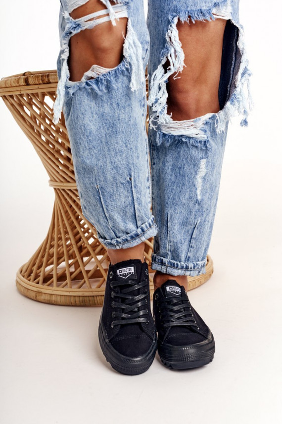 Women's Sneakers On A Chunky Sole BIG STAR Black